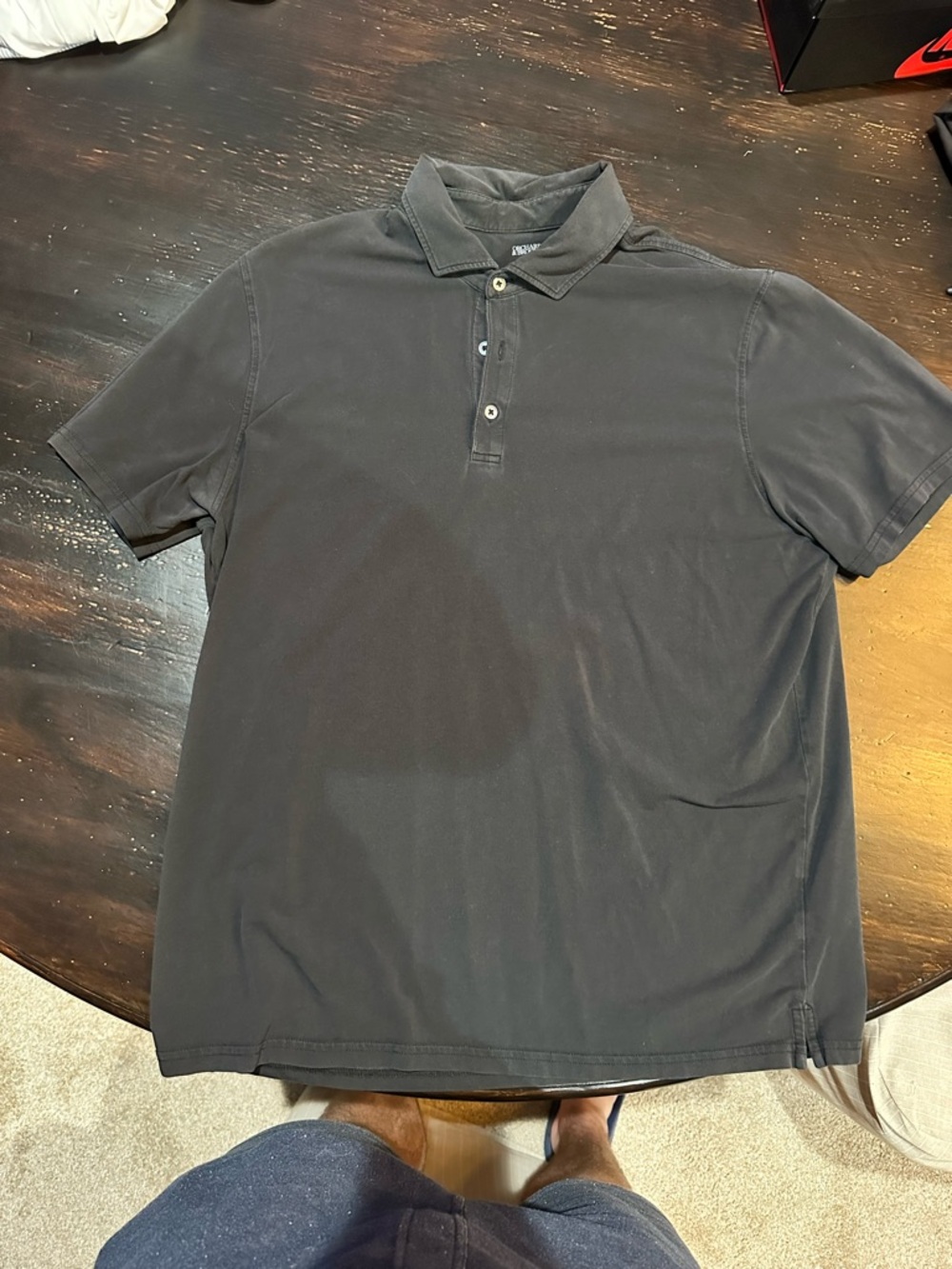 Men's Black Orchard & Broome Polo Shirt